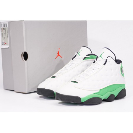 Jordan 13 Retro White Lucky Green DB6537-113